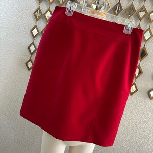 Worthington Red Pencil Mini Skirt for Work